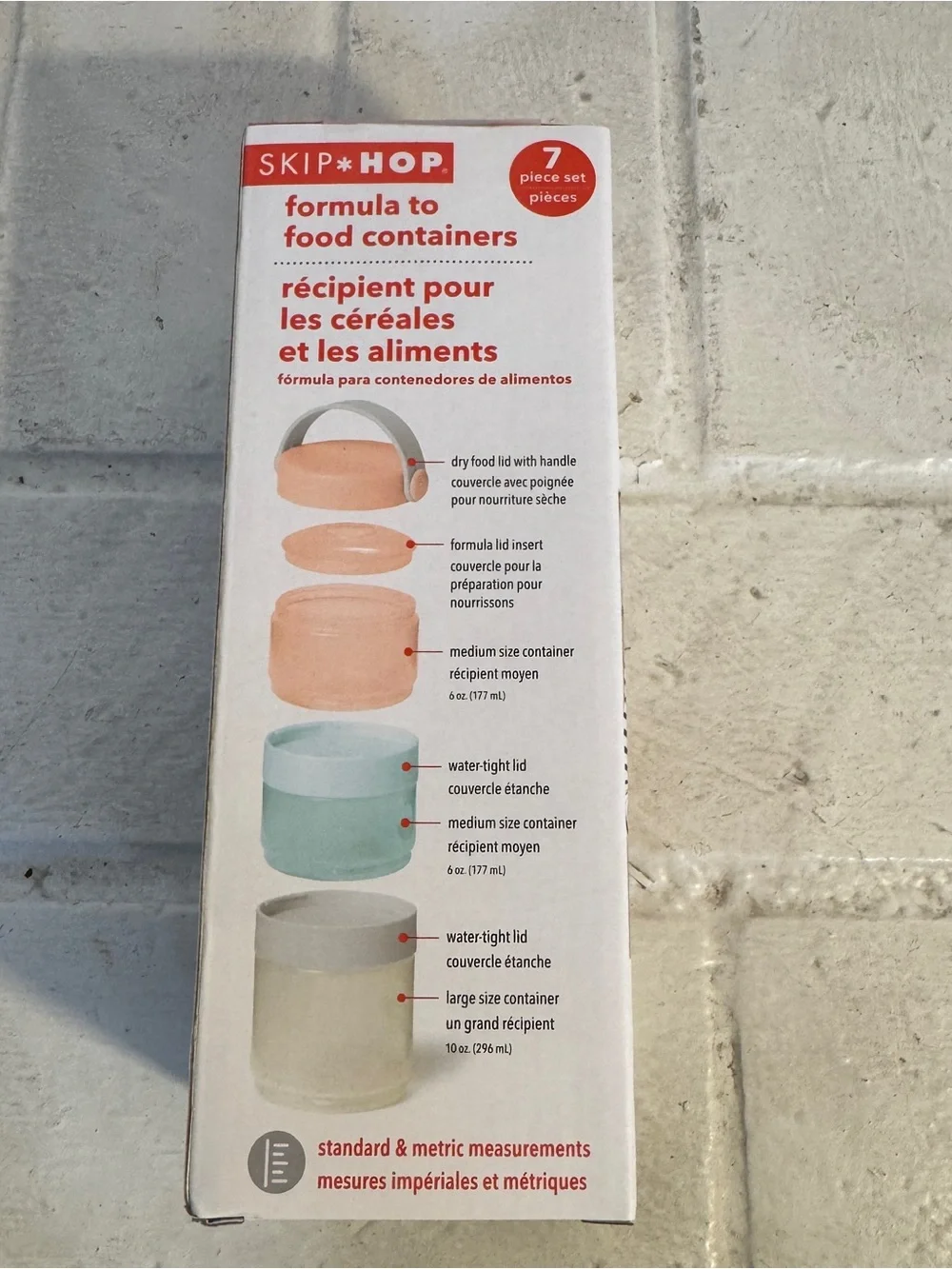 New Skip Hop Formula to Food Containers - 7-Piece Stackable Set (Sealed)